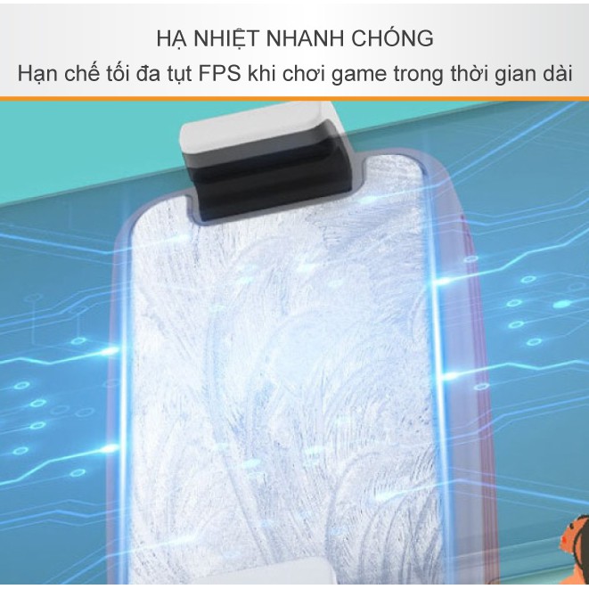 Quạt Tản nhiệt cho điện thoại MEMO DL03 phong cách Retro cực đẹp làm lạnh nhanh 3 chế độ với giao diện Type-C