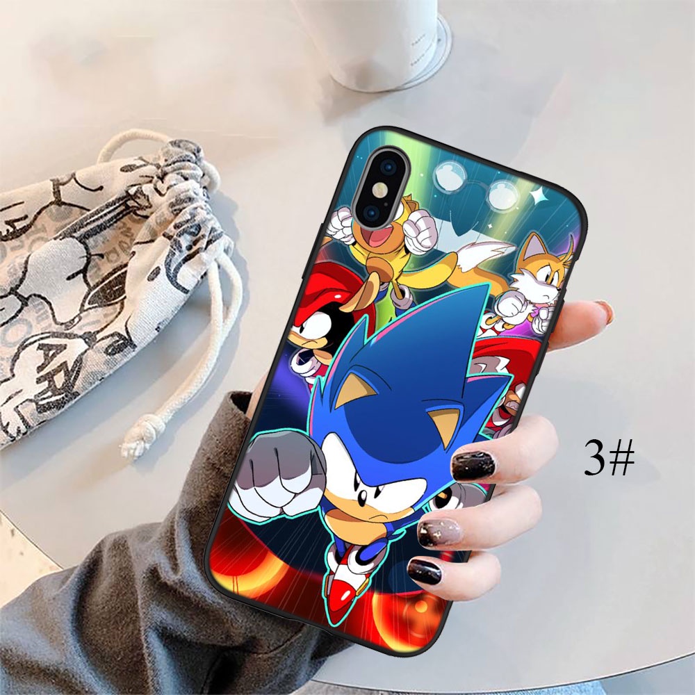 Ốp Điện Thoại Hình Nhím Sonic Cho iPhone 5 5S 6 6S 7 8 11 Pro Max Plus SE XR HH73