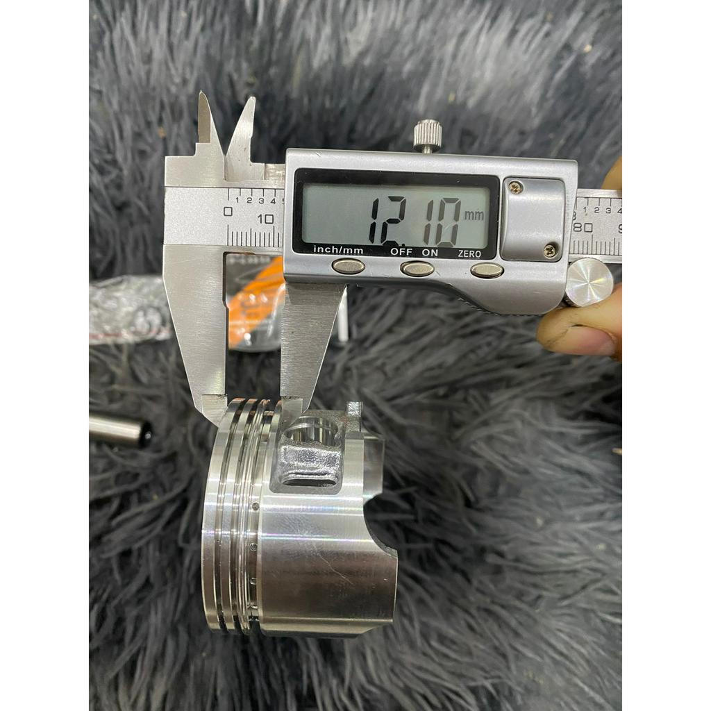 Trái Piston 54 56 57 Wave Dream DSP Racing ful bạc ắc phe