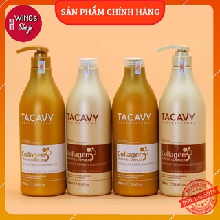 Cặp dầu gội xả tacavy⚡ freeship ⚡cặp dầu gội xả tacavy giảm gãy rụng, phục hồi tóc hư tổn, khô xơ #