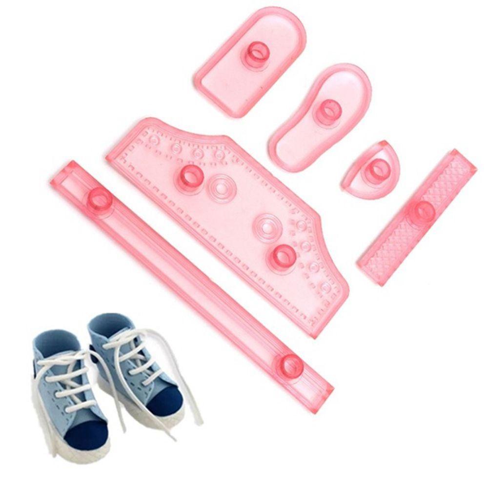 Khuôn Làm Bánh Bằng Nhựa Hình Giày Sneaker 3D Sáng Tạo Thời Trang
