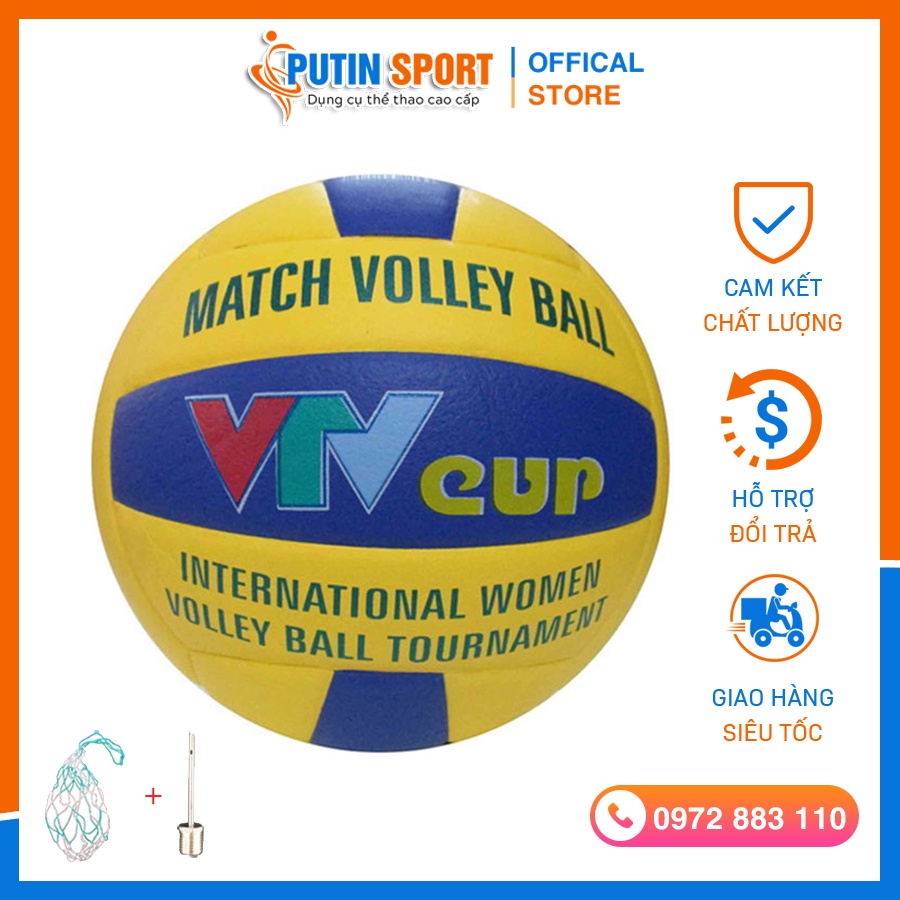 Quả  Banh Bóng chuyền Geru VTV CUP - độ bám dính cao ,độ nảy đạt chuẩn thi đấu - Putin Shop