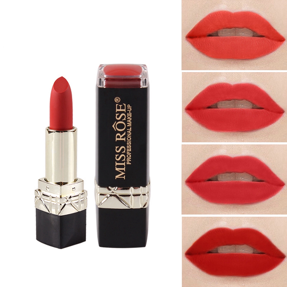 [Hàng mới về] Son môi MISS RÔSE giúp giữ ẩm lâu trôi tiện dụng | BigBuy360 - bigbuy360.vn