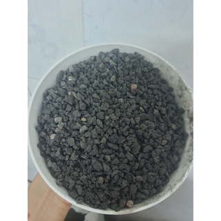 Đá nham thạch đen trồng sen đá 1kg