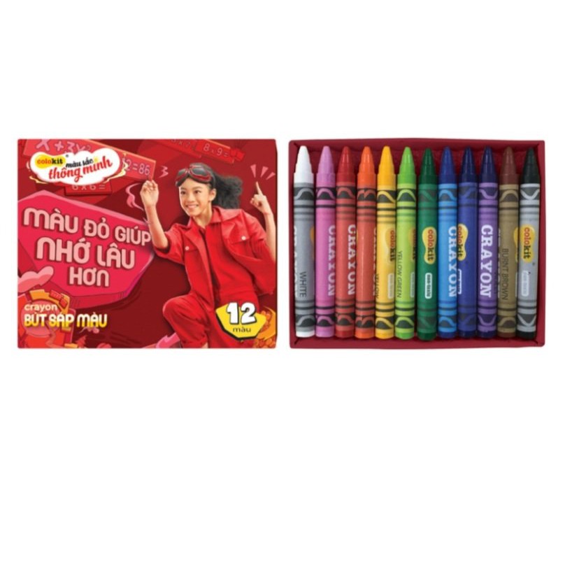 Sáp màu Colokit CR-C016  hàng có kiểm tra chất lượng và an toàn