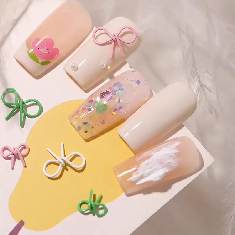 Nơ kim loại-charm nơ