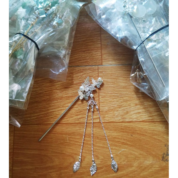 Trâm cài, búi tóc phong cách Trung Hoa cổ điển