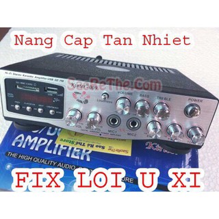 Âm ly kinter 009 nâng cấp đã sửa lỗi ù xì lắp thêm tản nhiệt