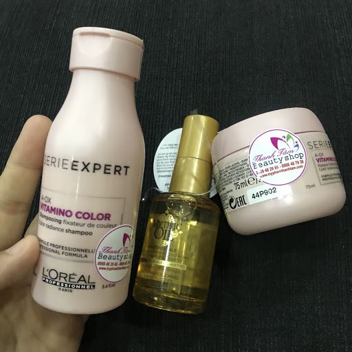 Mặt nạ dành cho tóc nhuộm A-OX Series Expert Vitamino Color Masque L'oréal 500ml