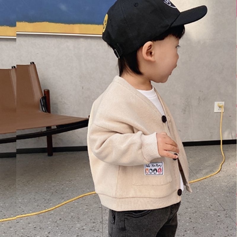 Áo khoác Cardigan kiểu Hàn Quốc thời trang mùa thu cho bé