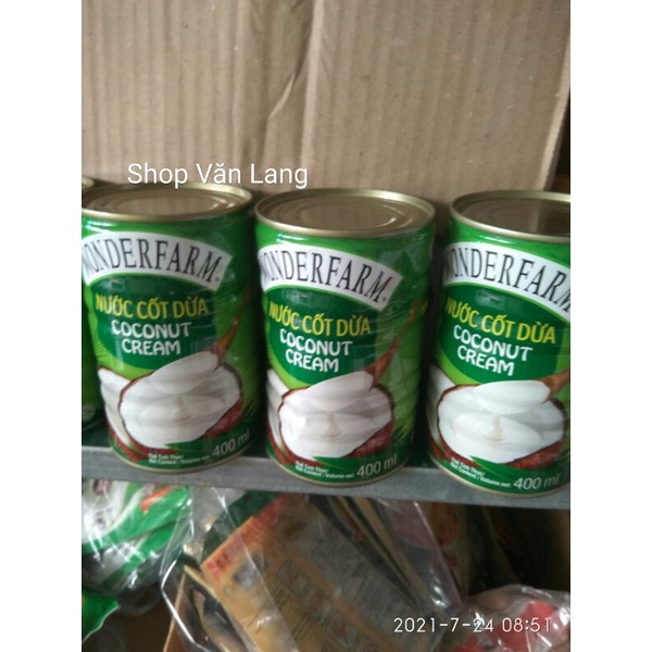 Nước cốt dừa lon 400 ml đặc sánh thơm ngon