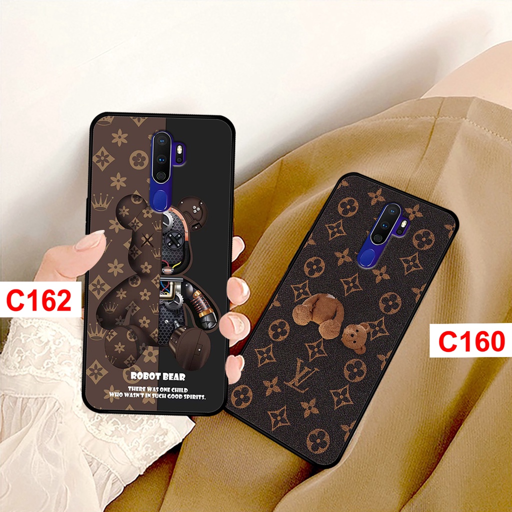 Ốp lưng Oppo A5 2020 - A9 2020 in hình gấu thời trang, bearbrick cao cấp.