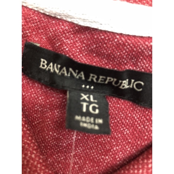 Áo nam XL đỏ đô Banana republic