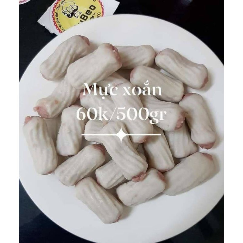Viên mực xoắn trắng 500gr