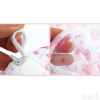 【eai1】Underwear Clothes Aid Bra Socks Laundry Washing Machine Net Mesh Bag Pattern Random