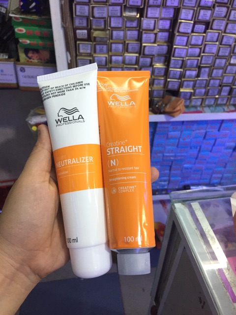 (CHÍNH HÃNG) Thuốc Duỗi Tóc Wella Dạng  Gel Màu Cam (Cty Phú Thái )100ml