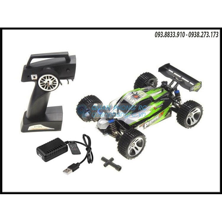 Xe điều khiển WLtoys A959-A 1:18 4WD Buggy Off Road RC Car RTR 30Km/h