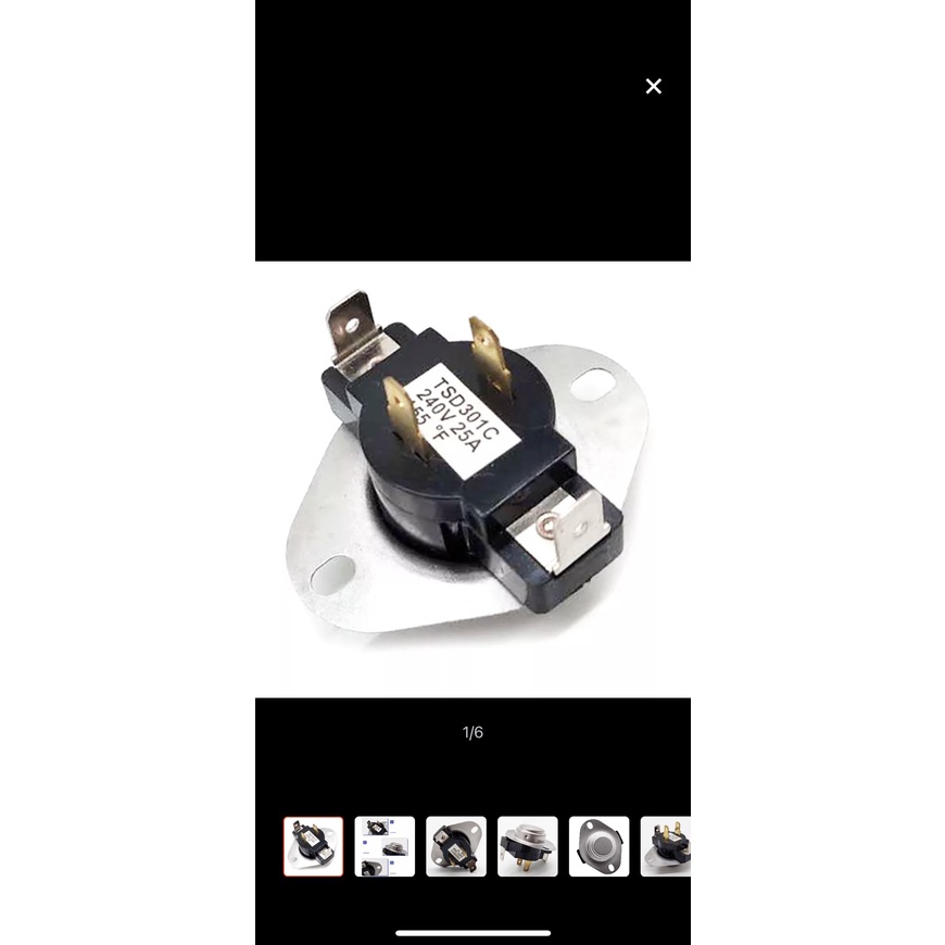 Cầu chì nhiệt / Rơle nhiệt / Nhiệt Kế Máy Sấy Whirlpool Maytag, Kenmore,…