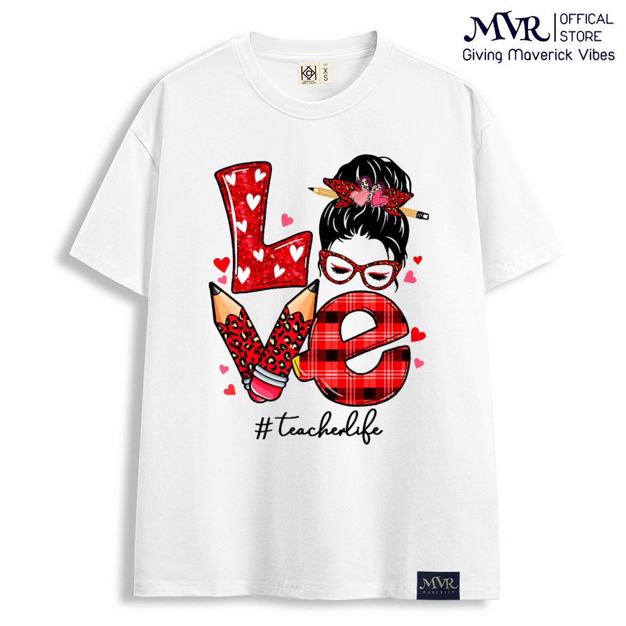 Áo thun nữ phom rộng Unisex hài hước tình yêu ngày lễ tình nhân MVR KK4038