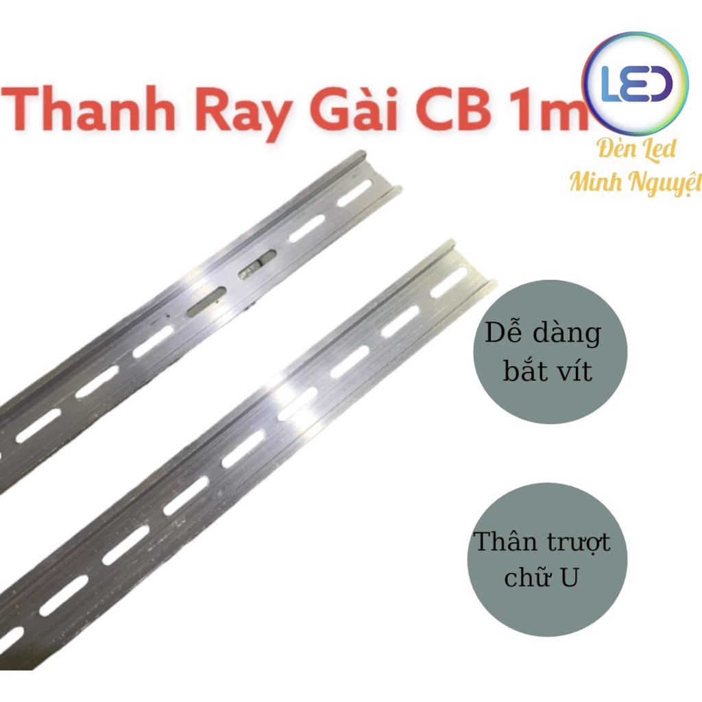 Thanh Cài Át Nhôm, Thanh Ray Nhôm CB dài 1m