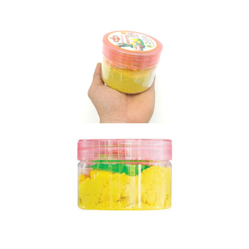 Cá Chép - Cát Động Lực 250 gr Màu Vàng Và Khuôn Star Kids K-313