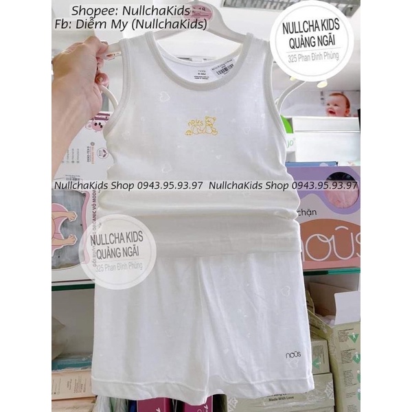 Link 2 Bộ ba lỗ Nous chất petit, air, mềm mát cho bé trai bé gái - Link 2