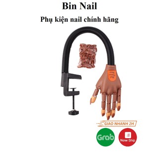 Bàn tay giả học làm nail , có khớp cố định