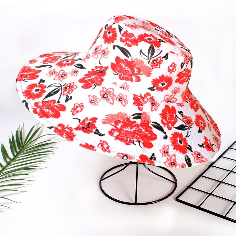 ❤️ CỰC RẺ ❤️ Mũ rộng vành màu HOA thời trang NÓN ĐI BIỂN NỮ VẢI GẤP GỌN