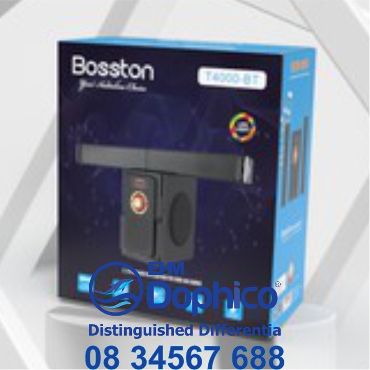 Loa vi tính 2.1 Bosston T4000 – Bluetooth –  Led RGB – Chính Hãng – Tích hợp USB, Thẻ nhớ, FM công suất 60W