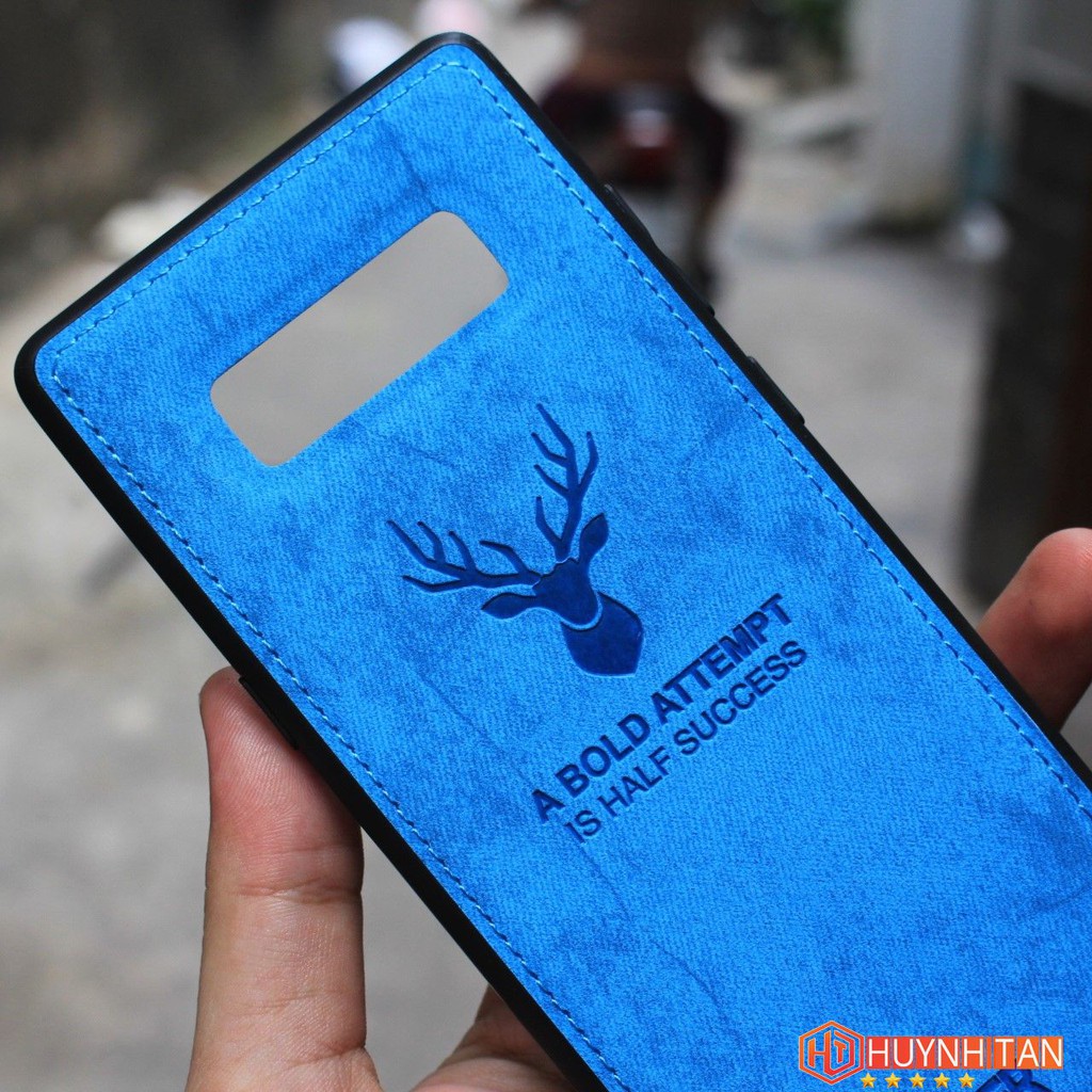 Ốp lưng samsung note 8 chống bám vân tay hình Nai 3D nhiều màu sắc phụ kiện điện thoại huỳnh tân store