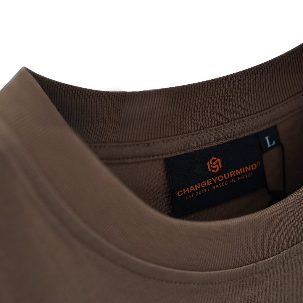 Áo thun HAKI X-RAY T-SHIRT Change Your Mind 2 màu Nâu Đen - Unisex Cotton 100%