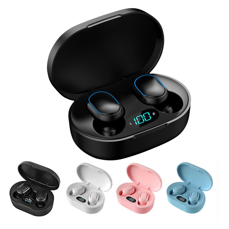 Tai Nghe Nhét Tai Bluetooth Không Dây E7S TWS Có Mic Chống Tiếng Ồn Điện Thoại