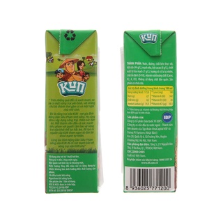[Thùng 48 Hộp] Sữa Kun Socola Cacao Lúa Mạch 180ml
