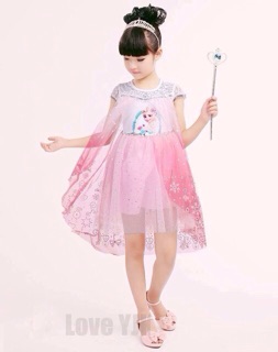 Đầm Elsa kèm phụ kiện