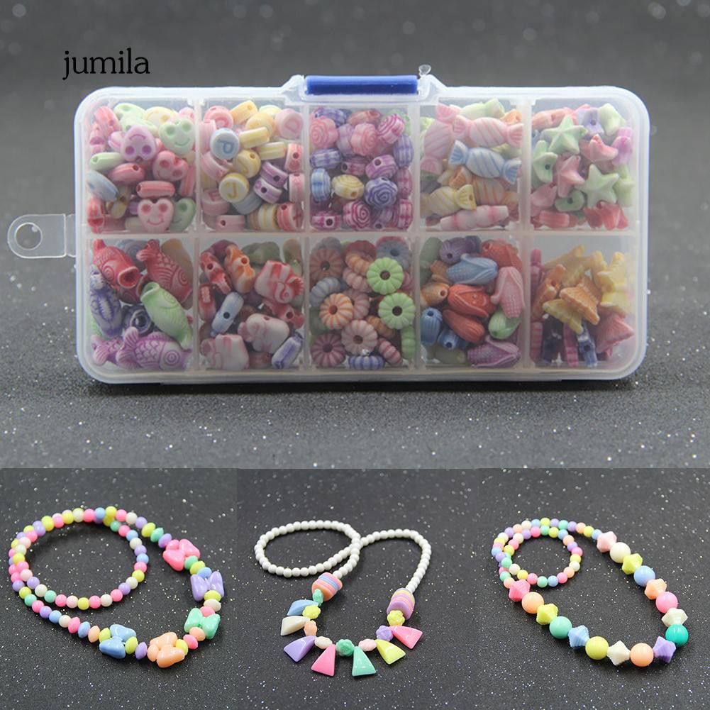 Hạt nhựa nhiều màu sắc dùng làm đồ trang sức thủ công