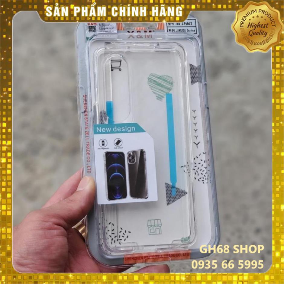 Ốp Lưng X&M Bất Tử Viền Dẻo Lưng Cứng Siêu Bền Samsung Galaxy Z Fold 5/ Z Flip 5/ Z Fold 4/ Z Flip4 / Z Fold 3 / ZFlip 3