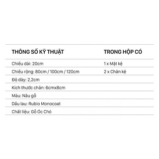 Kệ bàn gỗ óc chó HyperWork (Màu Nâu)
