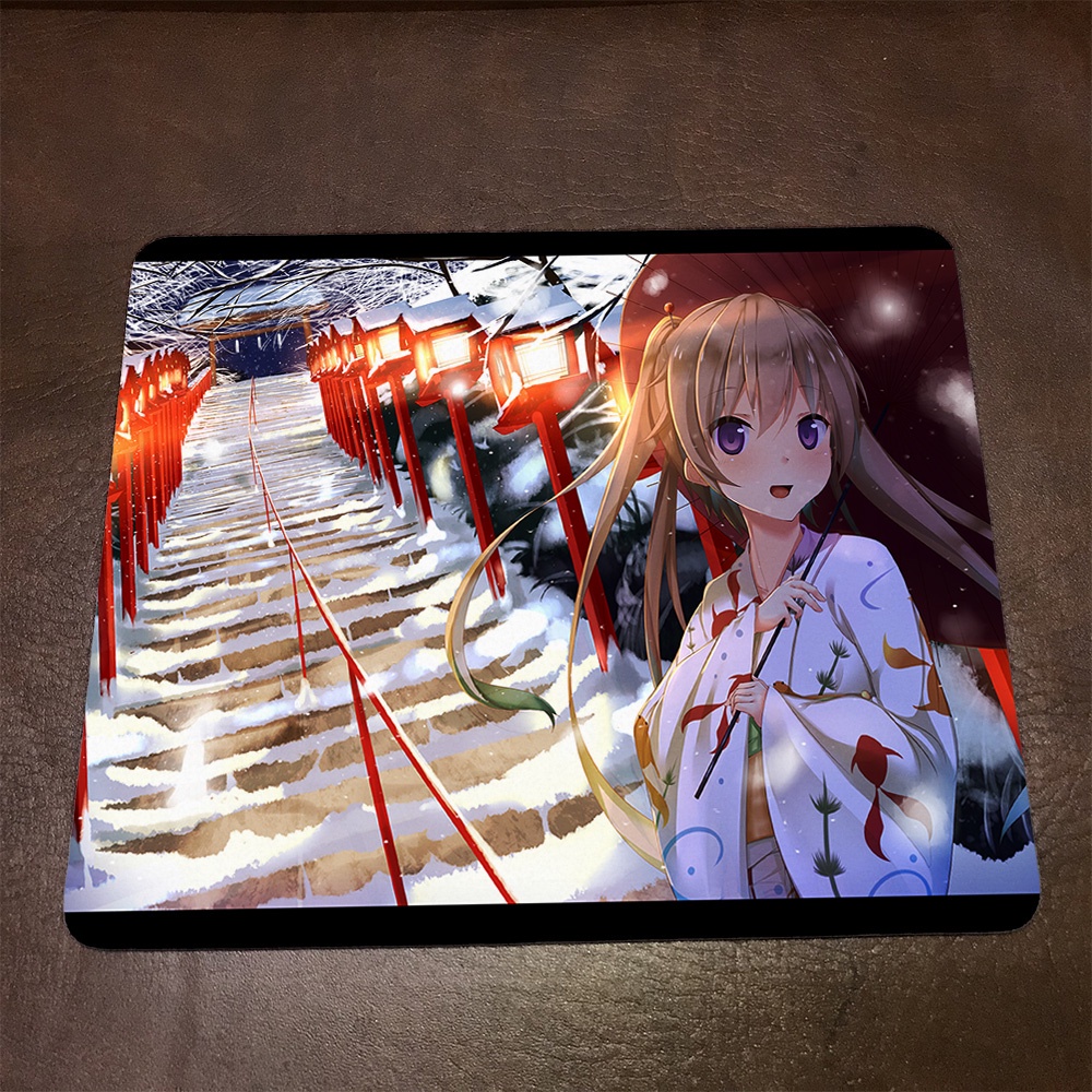 Lót chuột máy tính Anime Aokana Four Rhythm Across the Blue 1 Mousepad cao su êm ái. Nhận in theo yêu cầu