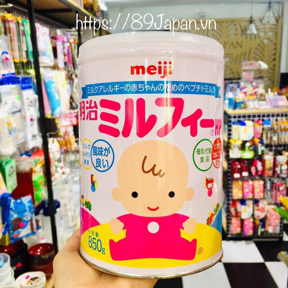 Sữa bột Meji HP cho bé dị ứng sữa bò lon 850g