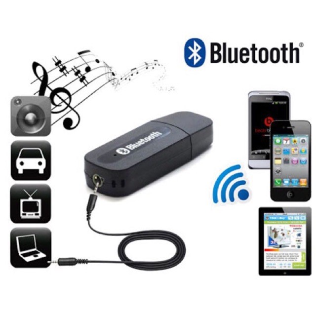 USB BLUETOOTH - Biến Loa Thường Thành Loa Bluetooth -màu đen