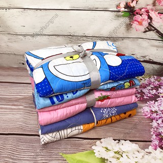 Chăn hè trần bông poly cotton mẫu doremon tem thư siêu rẻ đẹp, uy tín