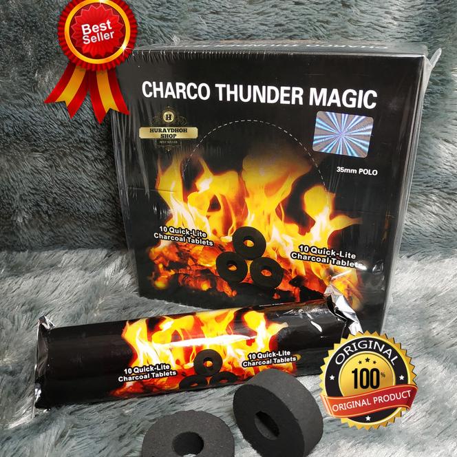 Than Hoạt Tính Ma Thuật Hình Sấm Sét Shisha