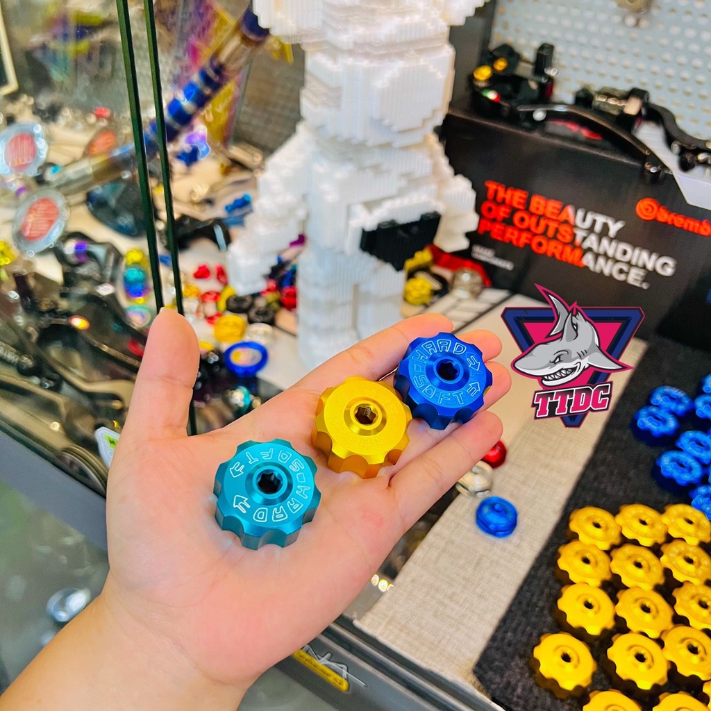 Núm nhôm gắn hpa phuộc các màu ✌