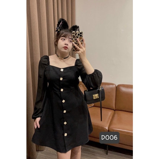 D006 Váy Nút Ngọc Maii Thươngg Bigsize | BigBuy360 - bigbuy360.vn