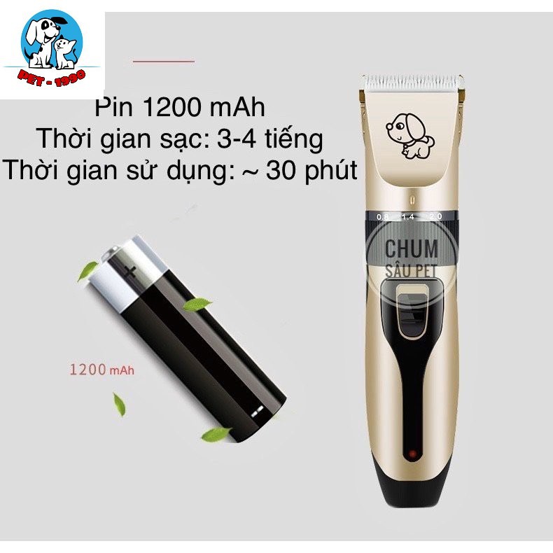 Tông Đơ Cắt Tỉa Lông Chó Mèo Cao Cấp