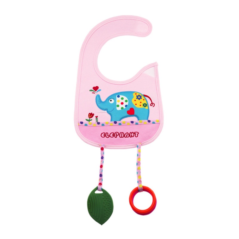 Yếm Ăn Họa Tiết Hoạt Hình Có Thể Điều Chỉnh Cho Bé