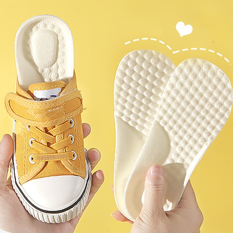 Miếng Lót Giày Mát Xa Chống Trượt Thấm Hút Mồ Hôi Dành Cho Trẻ Em