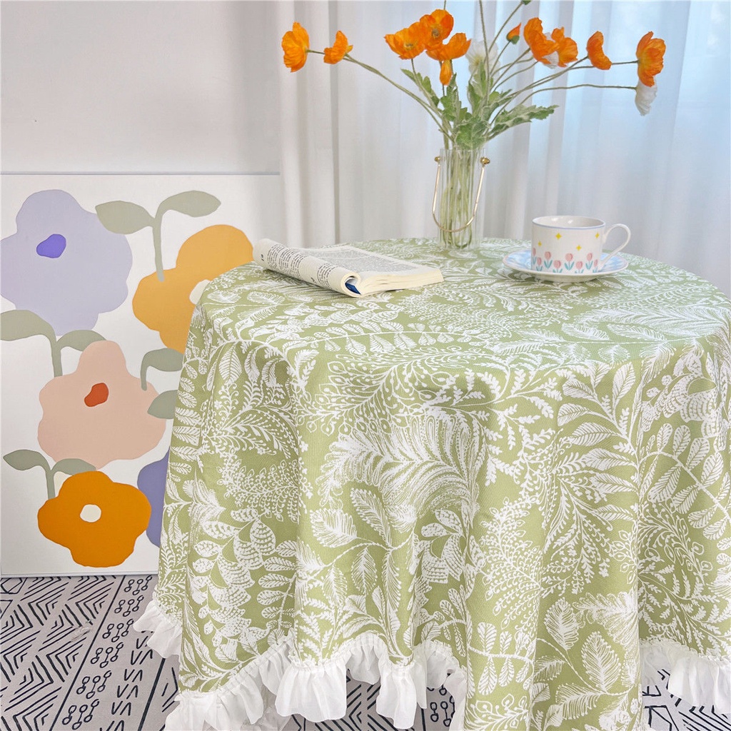 Khăn Trải Bàn Nhỏ Tươi Phong Cách Khăn Trải Bàn Tròn Hoa Hình Chữ Nhật Khăn Trải Bàn Vải Nỉ Ren Khăn Trải Bàn Cà Phê Khăn Trải Bàn Vải Mục Vụ