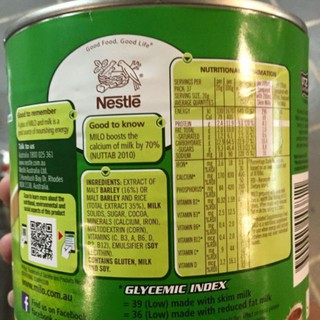 SỮA MILO ÚC – 1Kg Úc [date 2022]