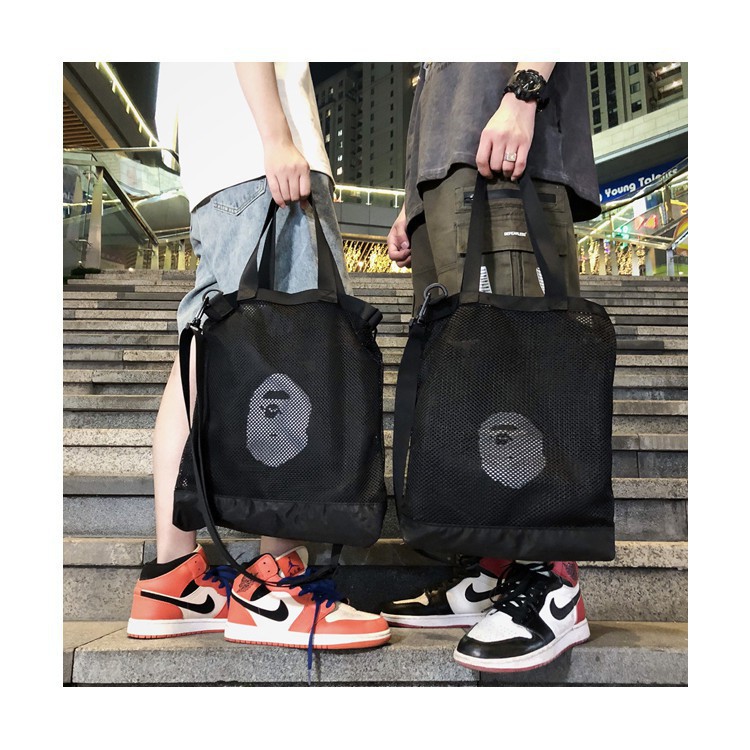 Tạp chí Nhật Bản e-MOOK lưới đeo vai Túi đeo chéo Túi đậu BAPE